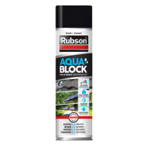 Revêtement d'étanchéité Aquablock spray 300 mL noir - RUBSON